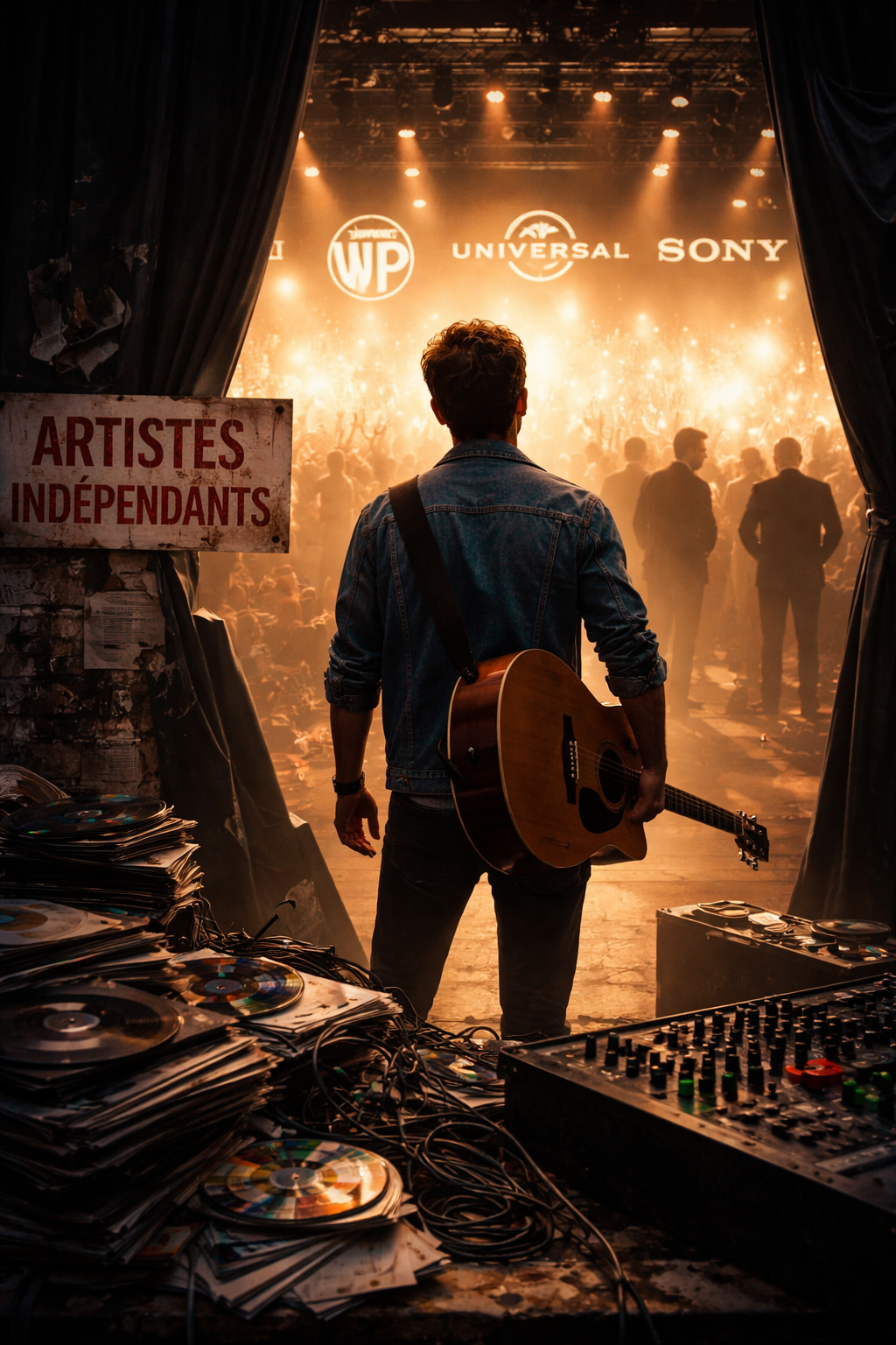 Micro de radio et vinyles indépendants